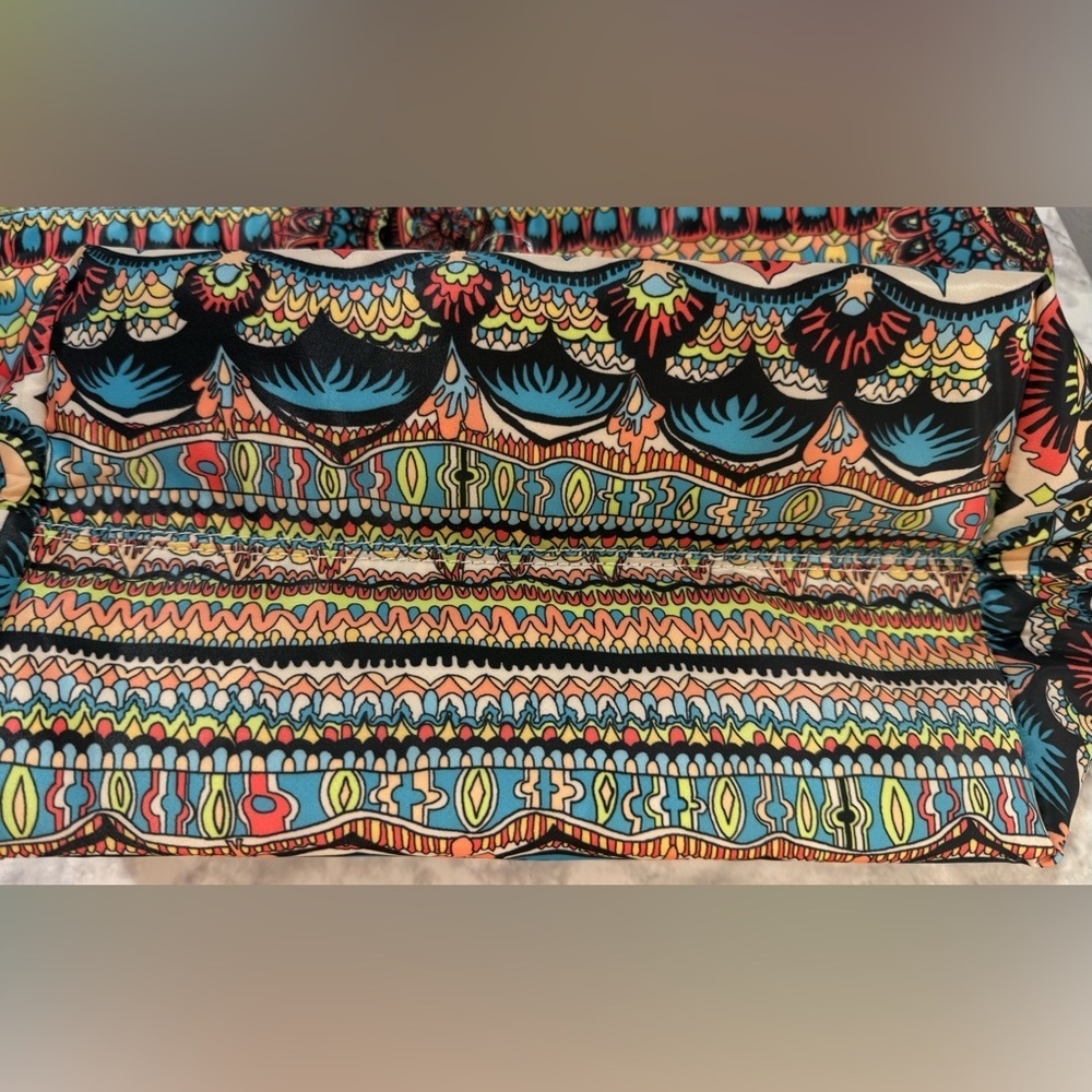 Boho colorful print Sakroots Kota reversible quilted Tote bag - Picture 7 of 16